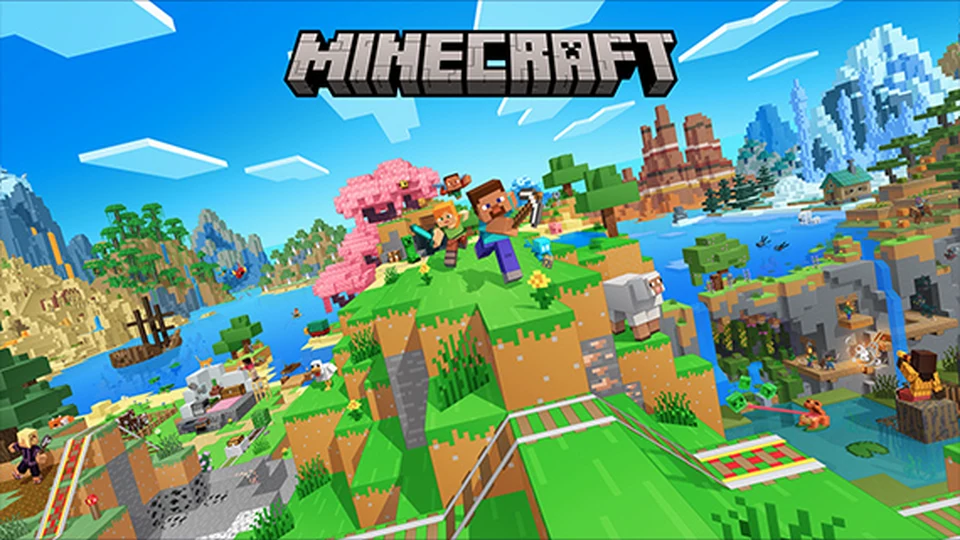 ภาพโปรโมตเกม Minecraft จากเว็บไซต์ทางการ