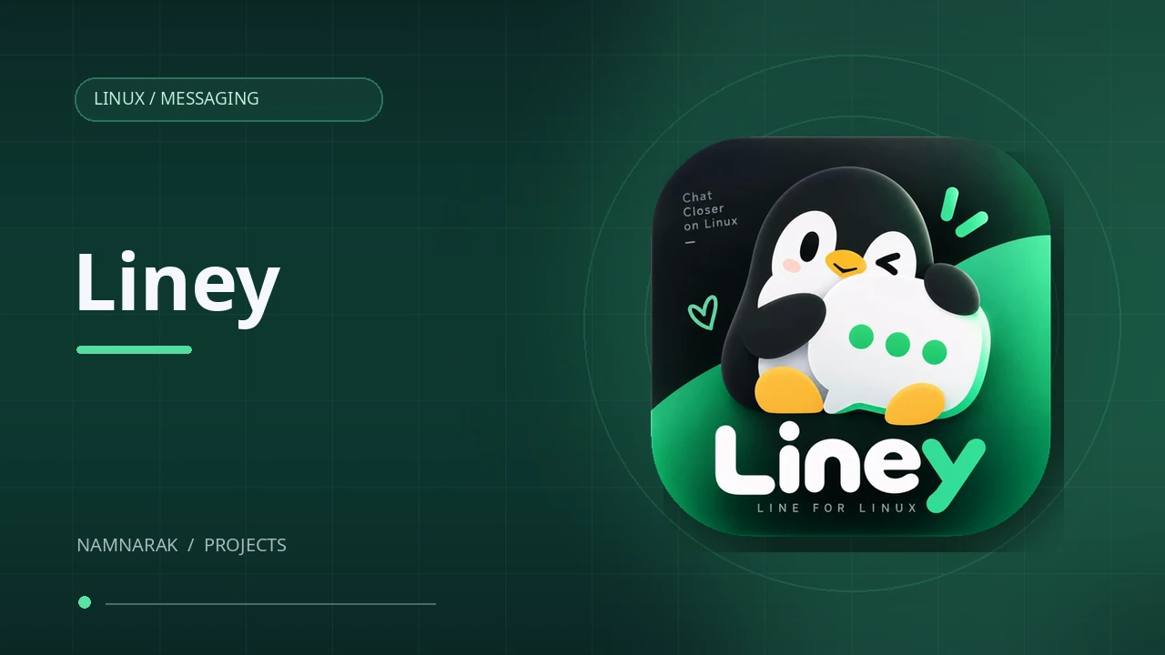 ภาพแบนเนอร์ Liney จากภาพหรือโลโก้ต้นฉบับโปรเจกต์